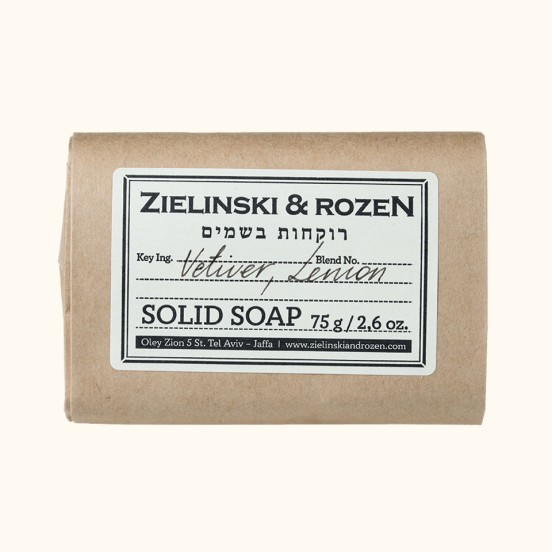 Твердое мыло ZIELINSKI & ROZEN Ветивер, Лимон, 75 г