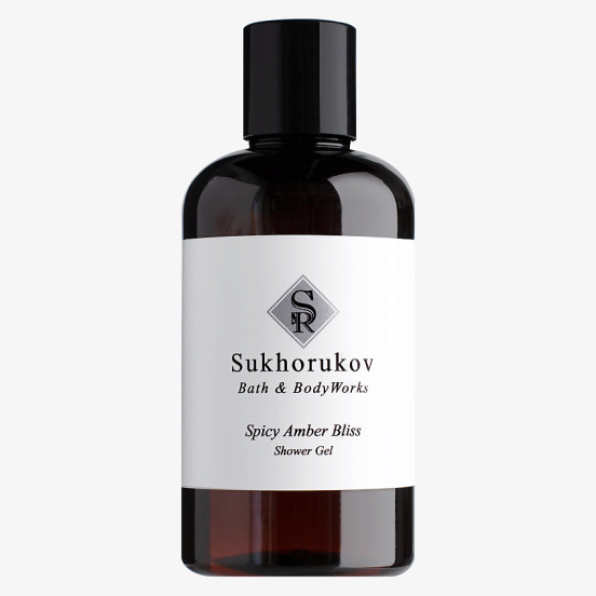 Гель для душа парфюмированный SPICY AMBER BLISS 300мл Сухоруков